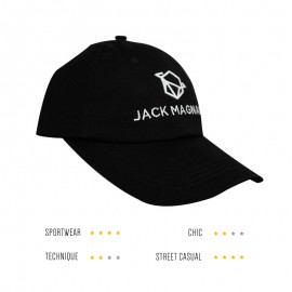 casquette souple coton noir.