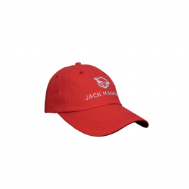 casquette souple coton rouge.